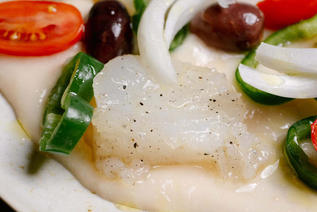 pescado con verduras